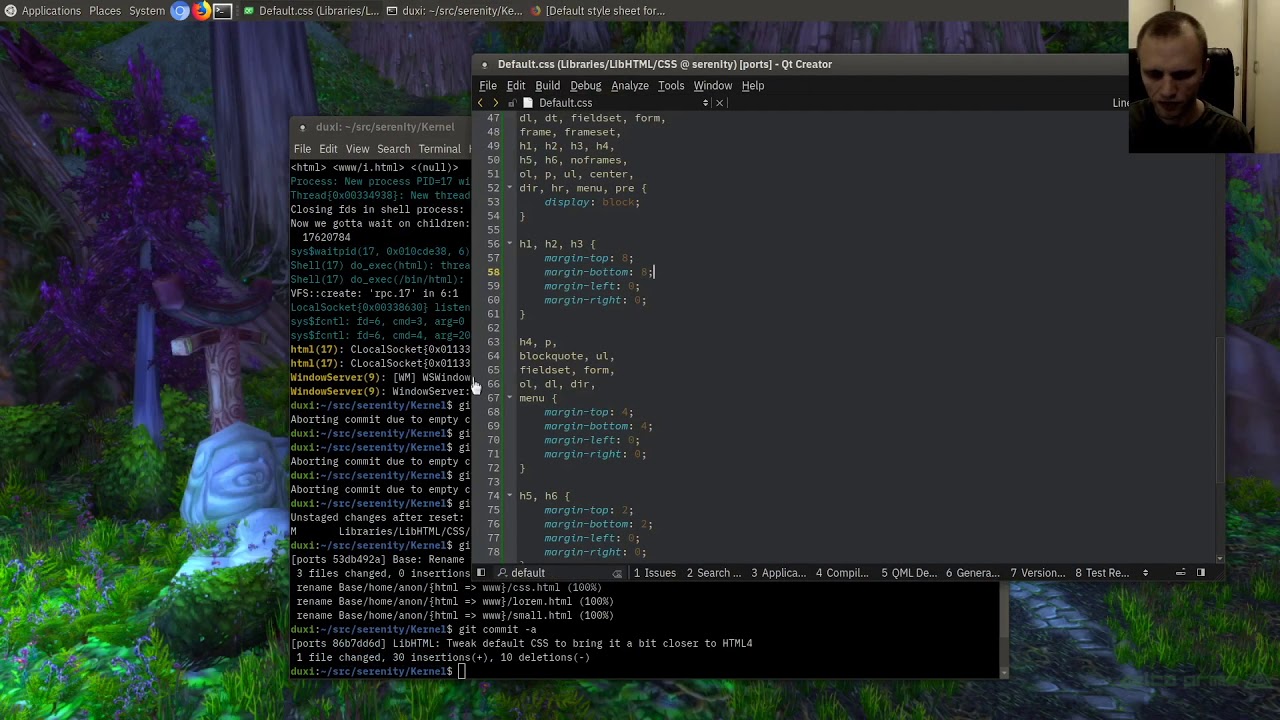 Browser hacking: Padding, borders and HR tags in LibHTML