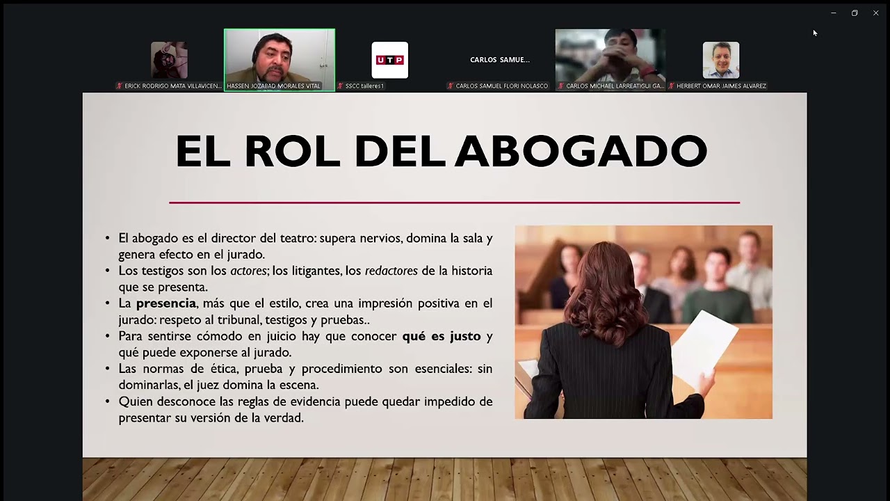 Conferencia - Mi primera audiencia