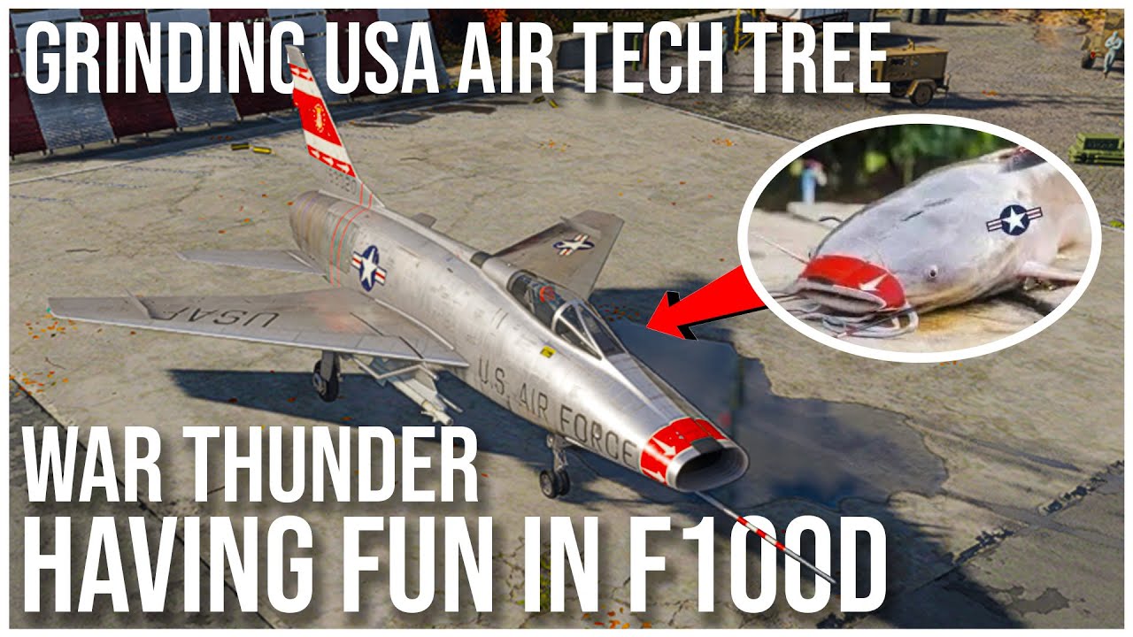 The F100D SUPER CATFISH - Stock Grind | War Thunder