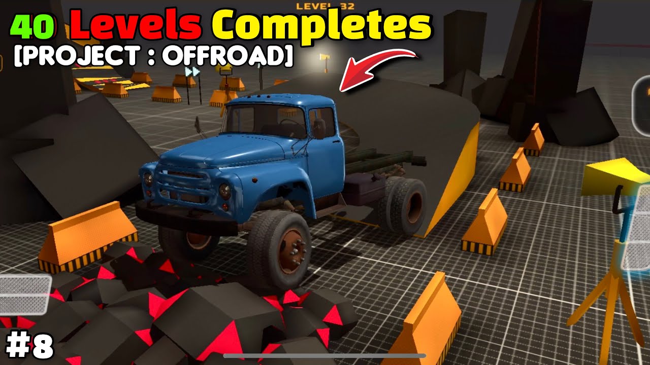 40 Levels Completes in [Project : Offroad] ios Game Play #8