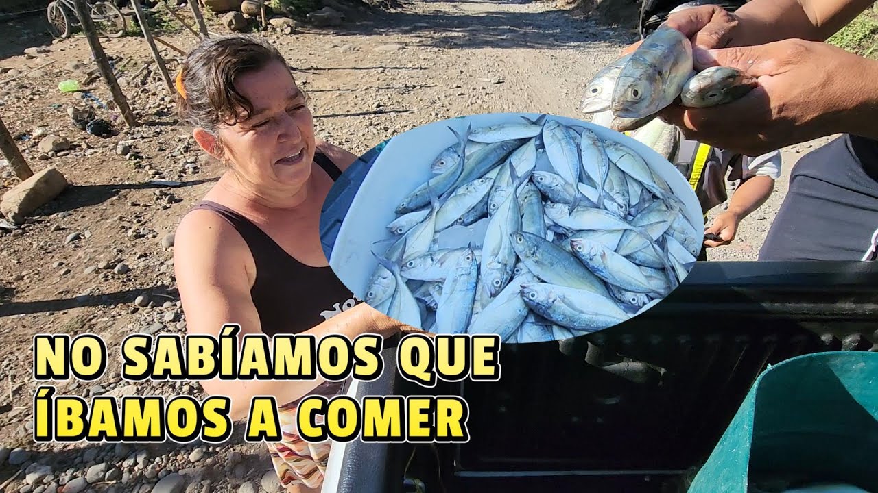 LLEGÓ EL PESCADO REGALADO, vamos casa por casa