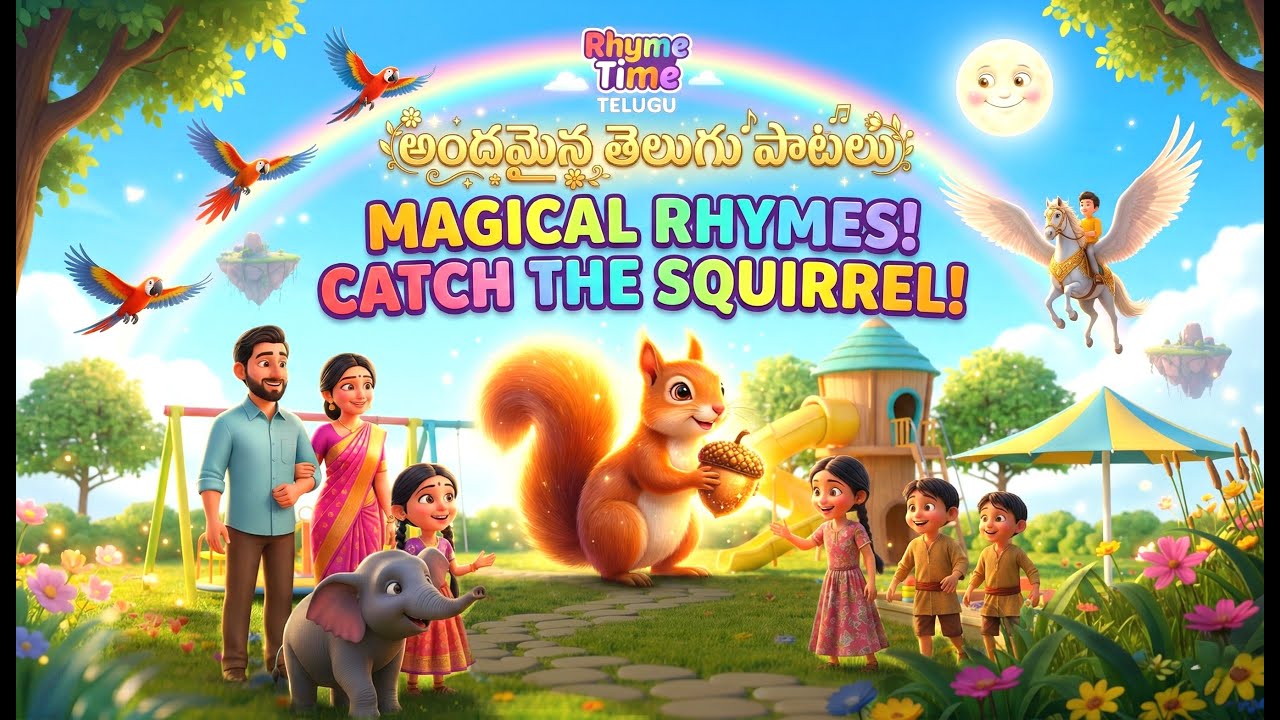 Vol5 | Top3 Telugu Rhymes for Children | Non-Stop 3D Songs | telugu rhymes for babies
