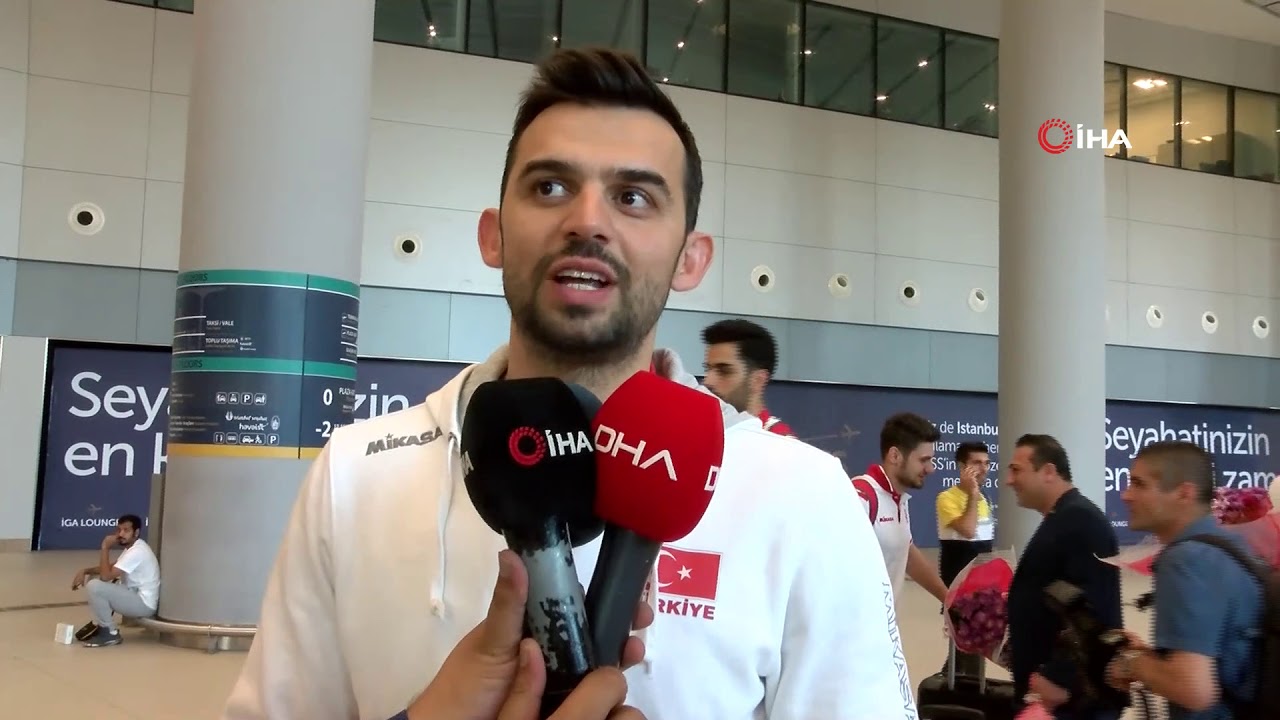 Şampiyon A Milli Erkek Voleybol Takımı, yurda döndü