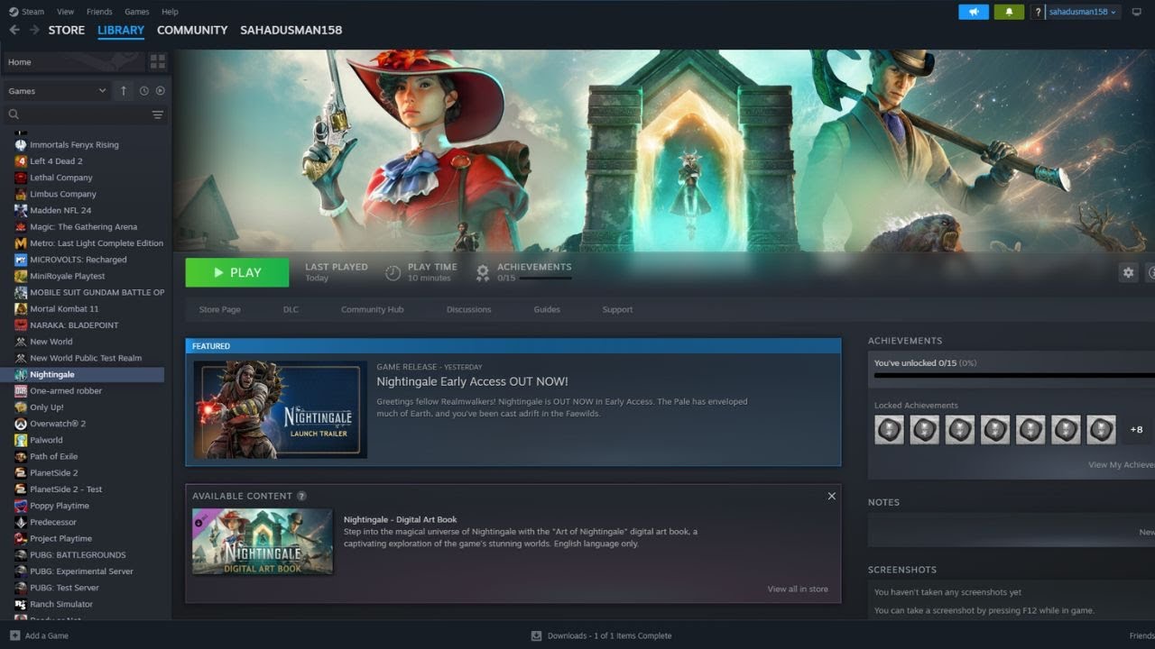 How to Fix Nightingale Crashing, Crashing To Desktop and Freezing On PC