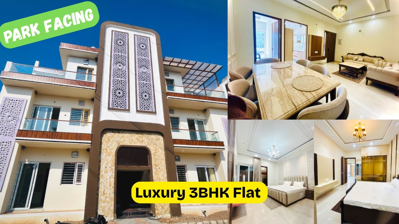 सिर्फ 12 लाख 80 हजार की DP देकर पाएं 145 गज का Park Facing शानदार 3BHK Flat - Near Dara Studio Road 