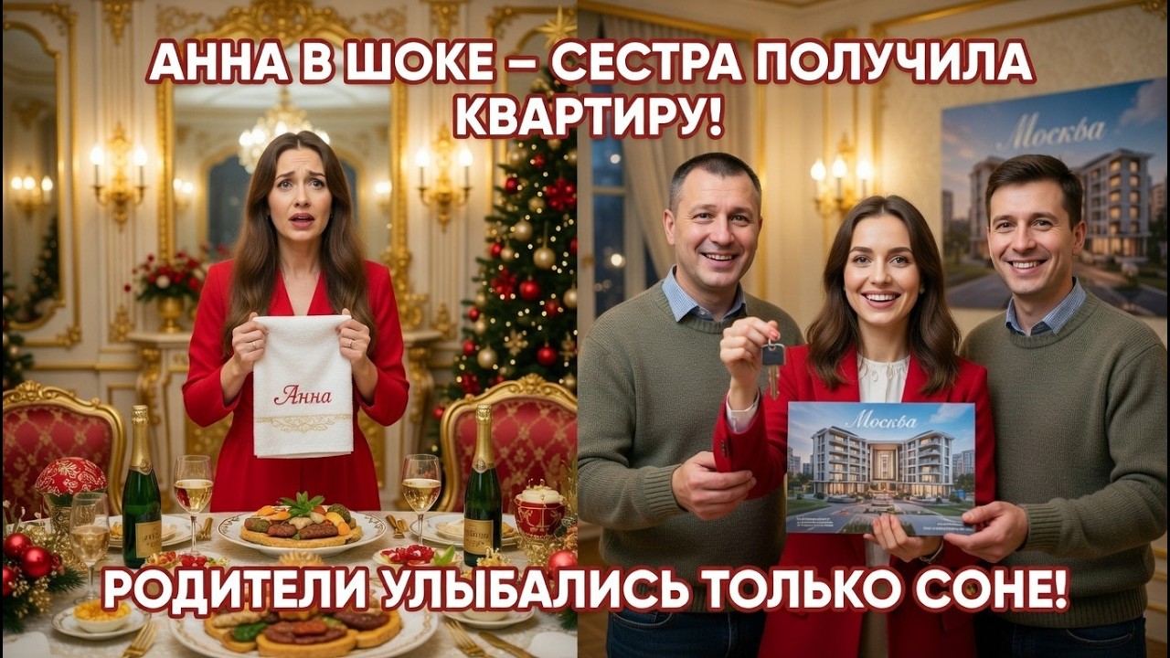 Сестре — квартиру за 45 млн, мне — полотенце! Мой реванш на Новый год