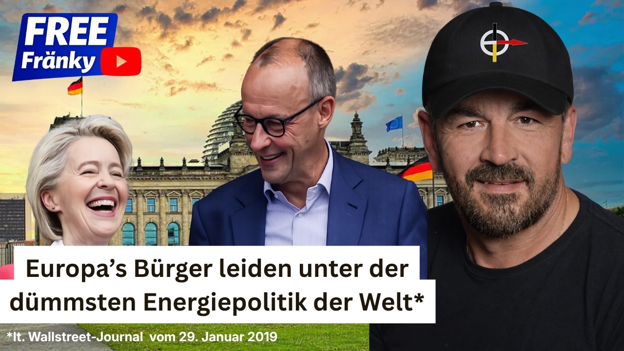 Европа страдает от энергетической политики, Tagesschau обсуждает изменение климата (TECHNO + NEWS...