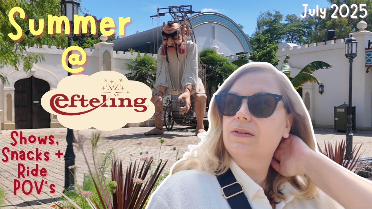 SUMMER at EFTELING | SHOWS | SNACKS | NEW ride POV's | July 2025