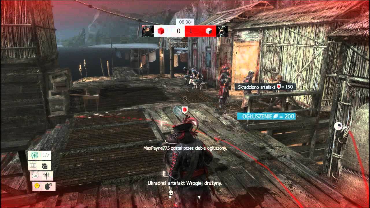 Assassin's Creed IV: Black Flag #3 - Czarnobrody kradnie, pomaga, umiera = WYGRANA :O + 2 lvl up'y!