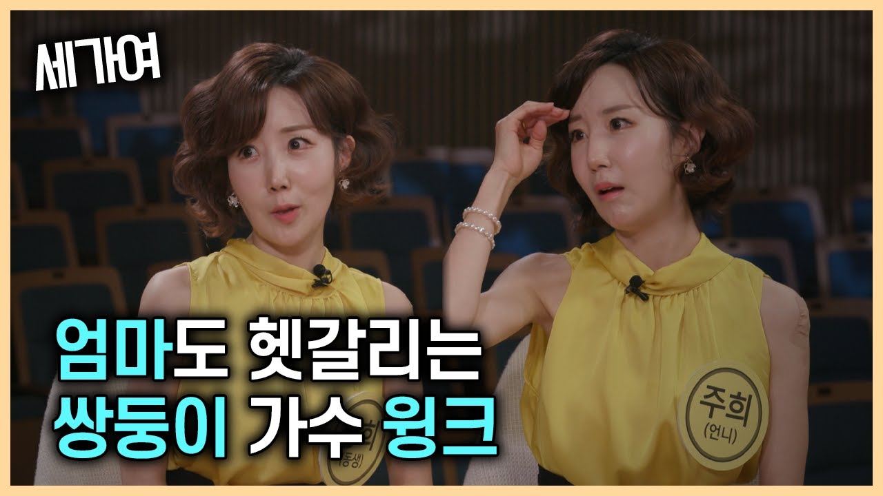 [SBS 세가여] 쌍둥이 가수 윙크