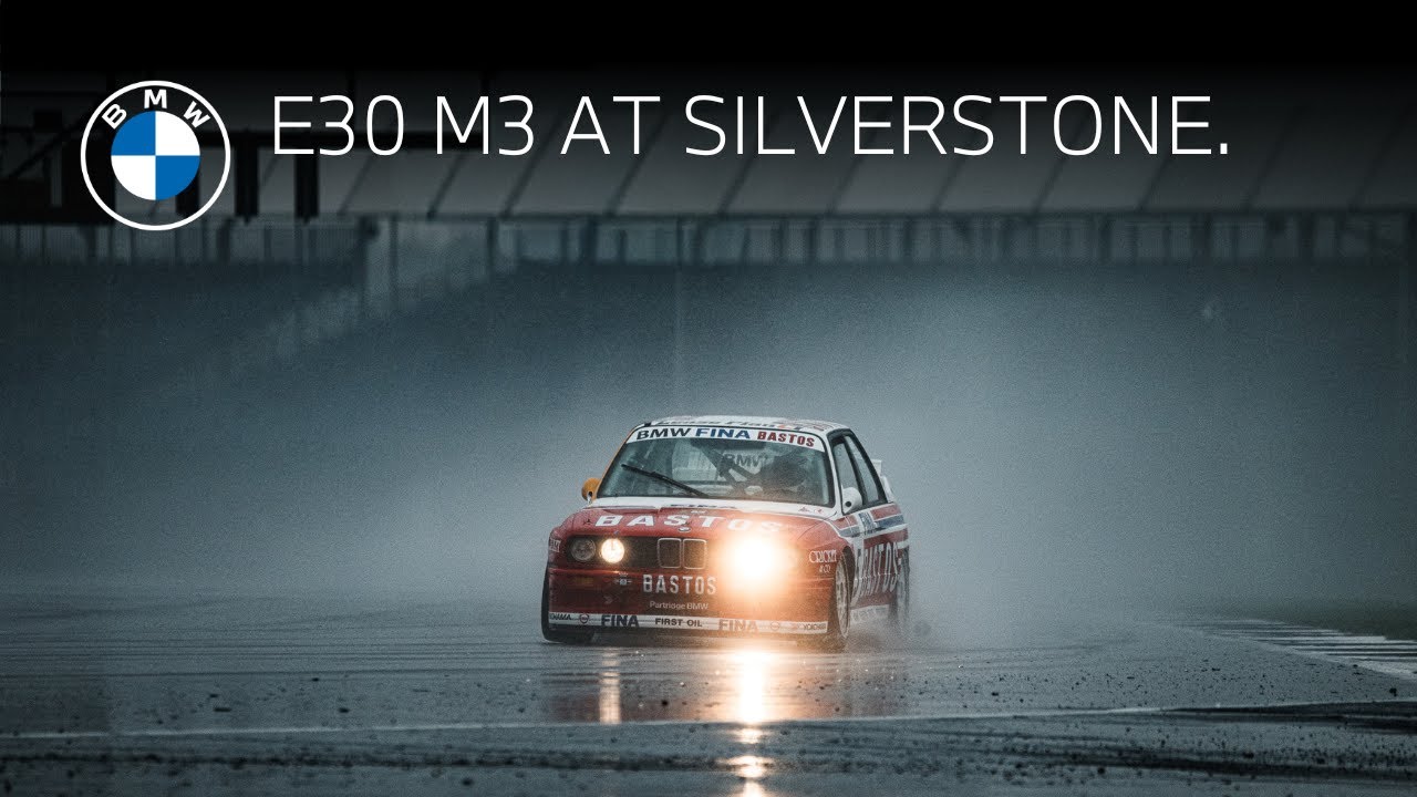 The Bastos E30 takes to the Silverstone track one again.