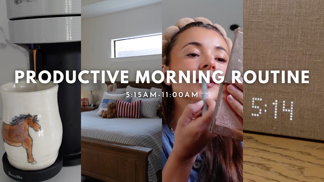 spend a productive morning with me *5:15am-11:00am*
