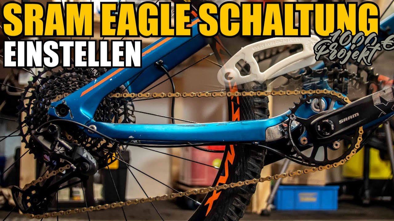 SRAM EAGLE Schaltung/Antrieb korrekt einstellen (mit und ohne chaingap tool)