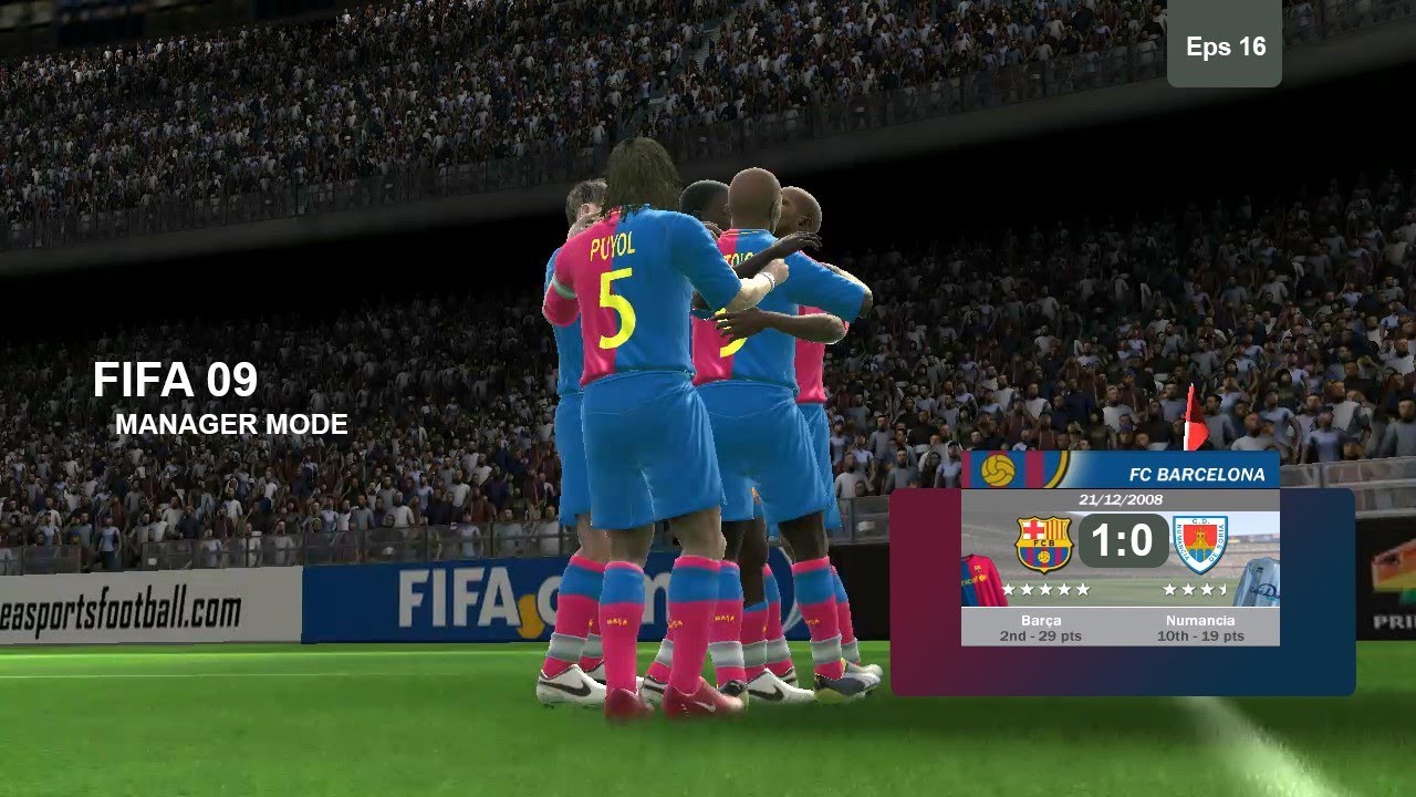 ⚽ DUET MEMATIKAN HENRY-ETO'O! Barcelona Taklukkan Numancia 1-0 | FIFA 09 Eps 16 