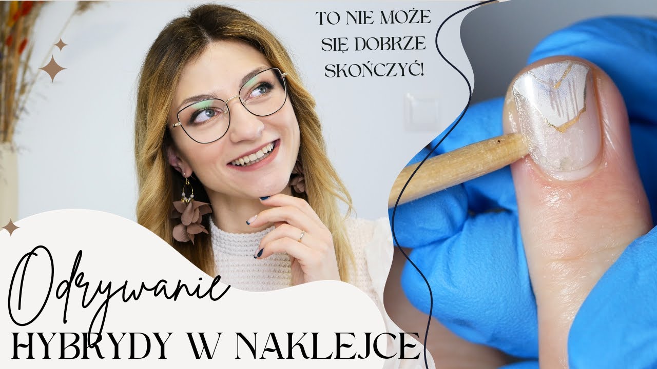 ODRYWANIE HYBRYDY?! Jak ściągnąć naklejki hybrydowe NeoNail?   Lakierowniczka