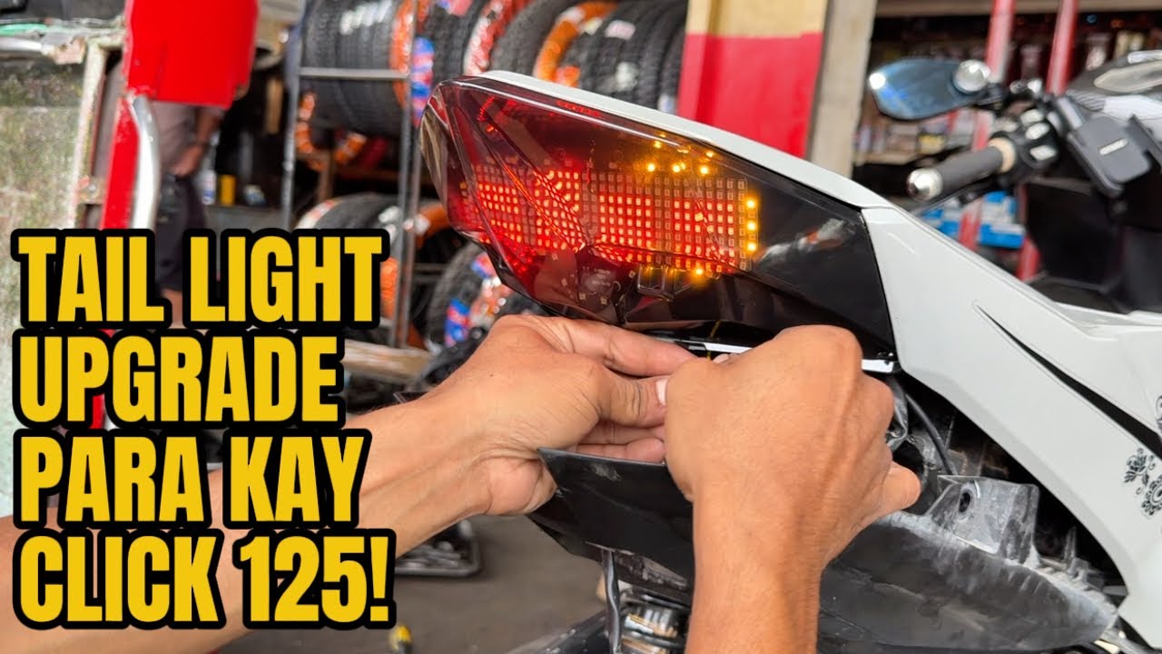 Upgrade Tayo ng Bagong Tail Light Ni Honda Click 125 - Langga Gail