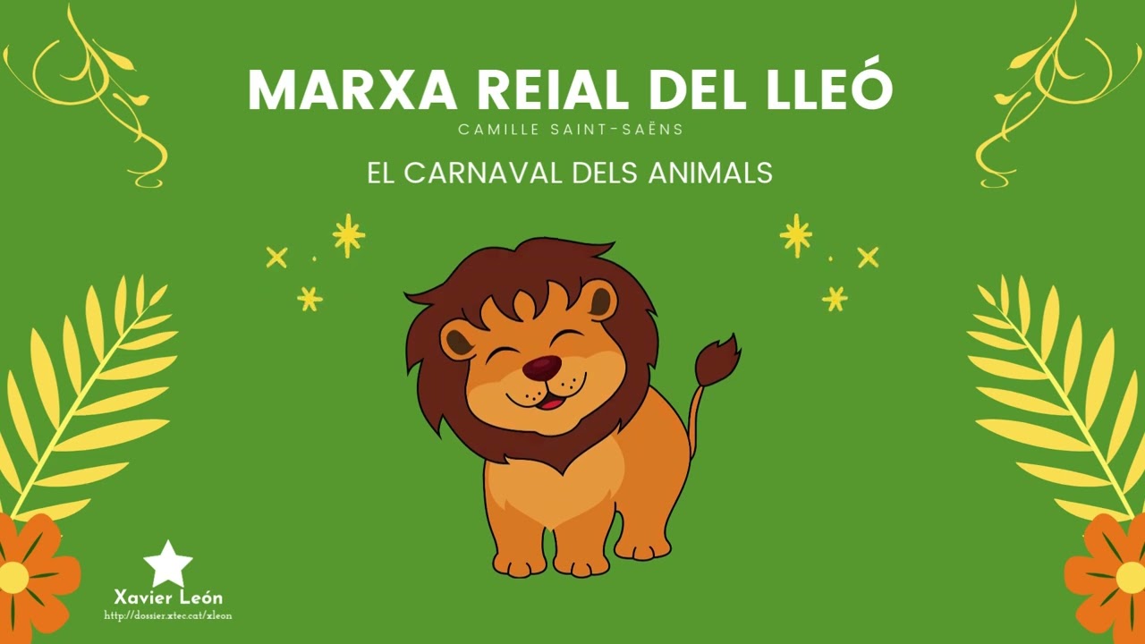 Musicograma: El carnaval dels animals. Introducció i Marxa Reial del Lleó.