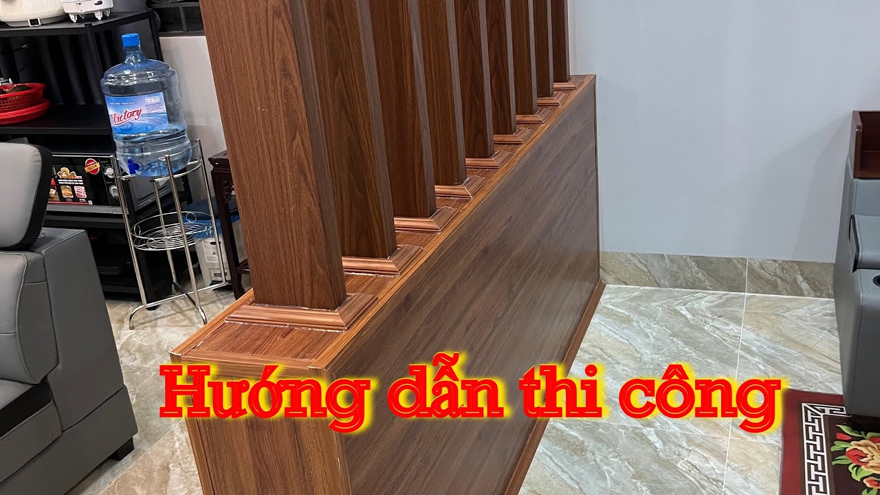 Thi công chi tiết lam hộp gỗ nhựa compostile | Thanh lam trụ nhựa