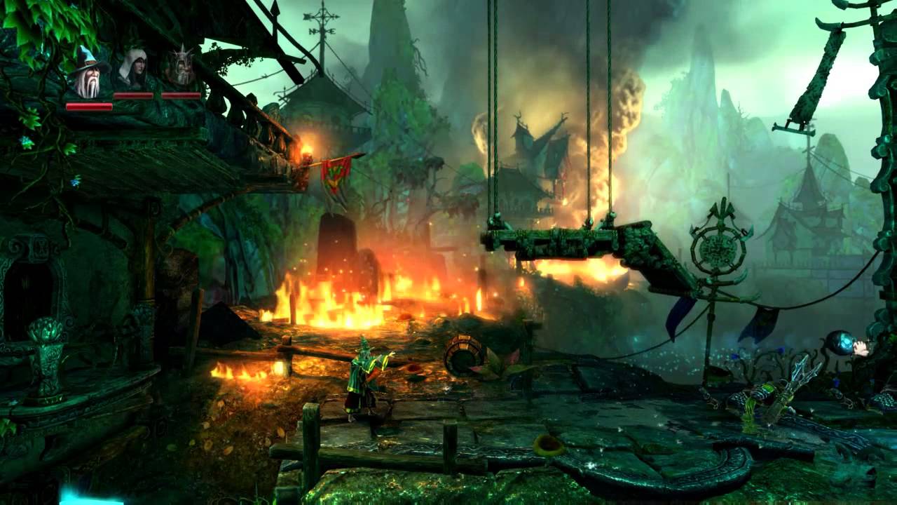 Trine 2 Hardcore walkthrough, PS4 , Level 14 - Die Rückkehr der Helden - The Heroes Return - solo