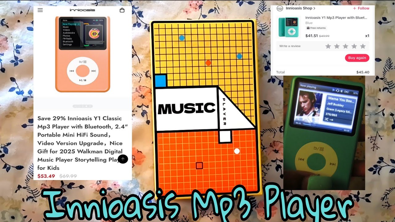 Innioasis Y1 Mp3 Player review and unboxing