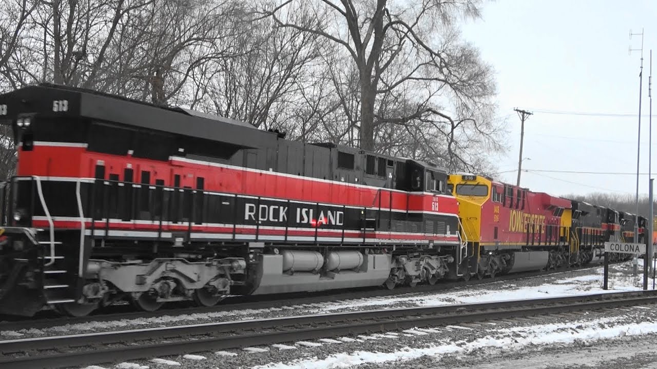 Five IAIS Engines With 513 & 516! Colona, IL 12/11/25