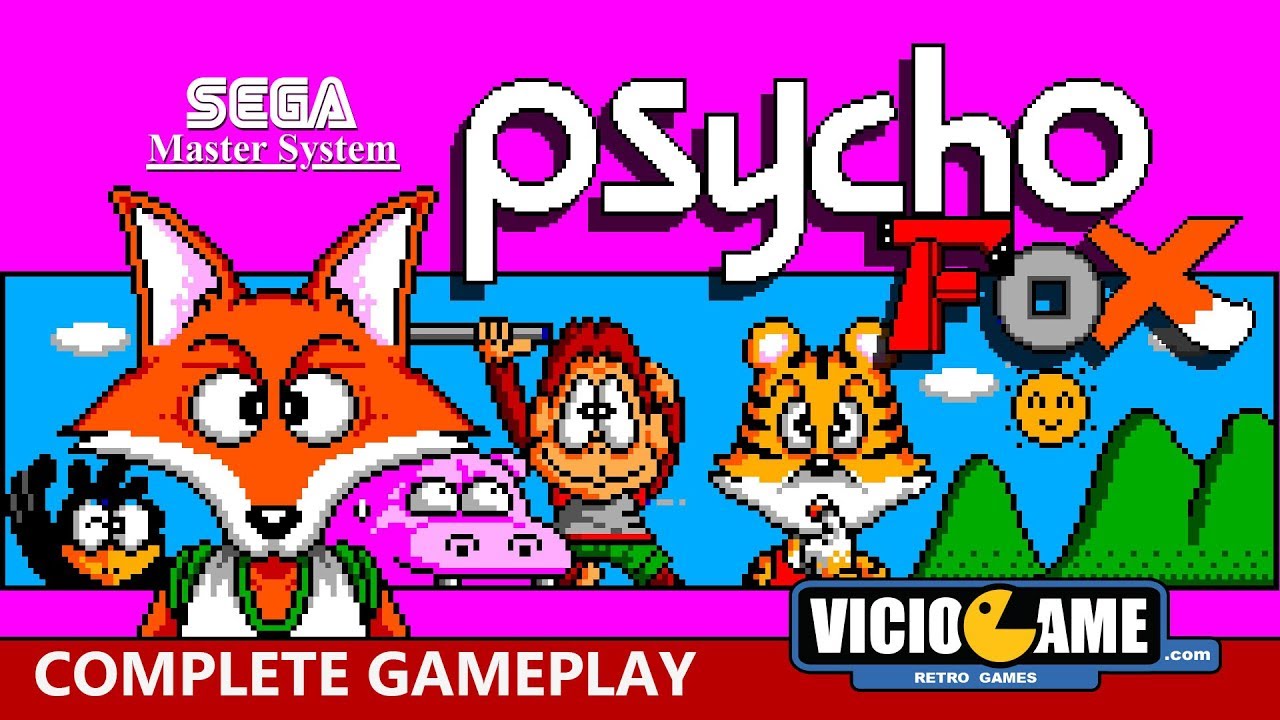 🎮 Psycho Fox (Master System) Complete Gameplay