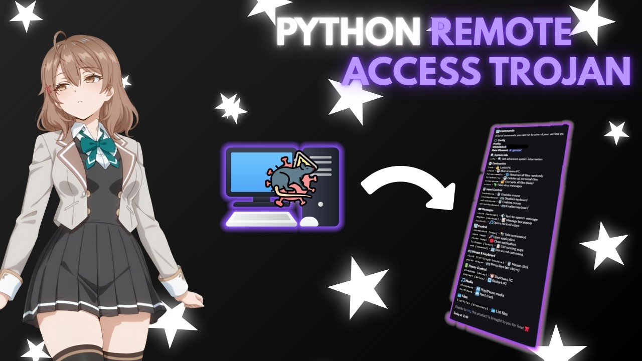 How to make a Remote Access Trojan in Python!