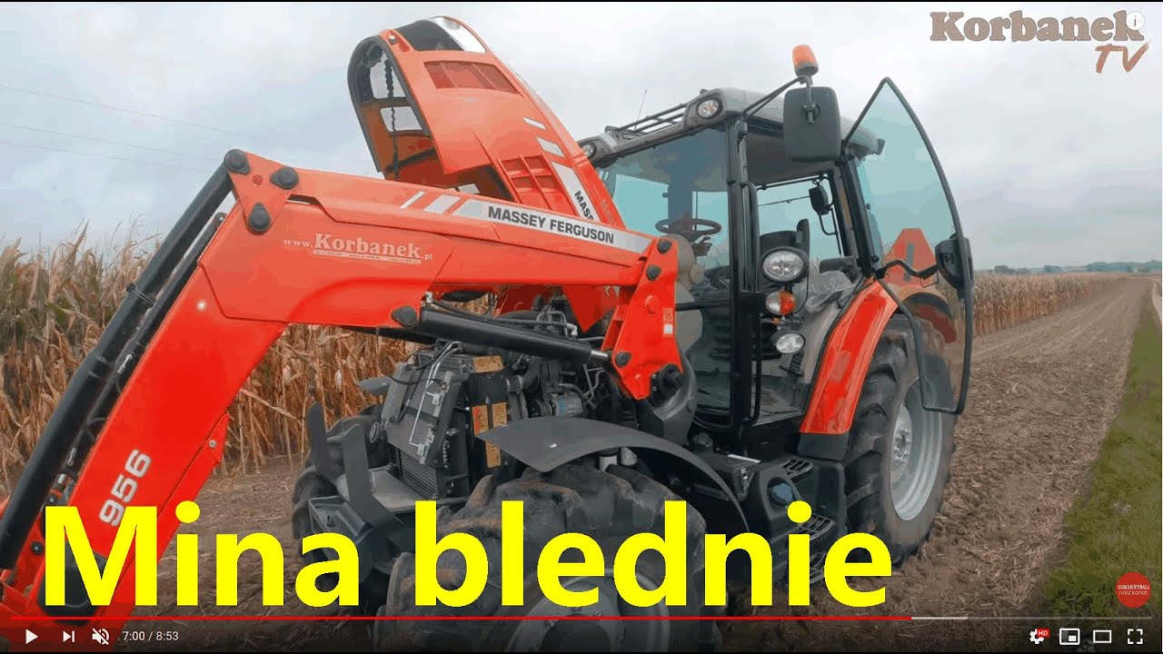 Co pod maską ciągnika Massey Ferguson 5710 ?👉mina blednie. [Korbanek]