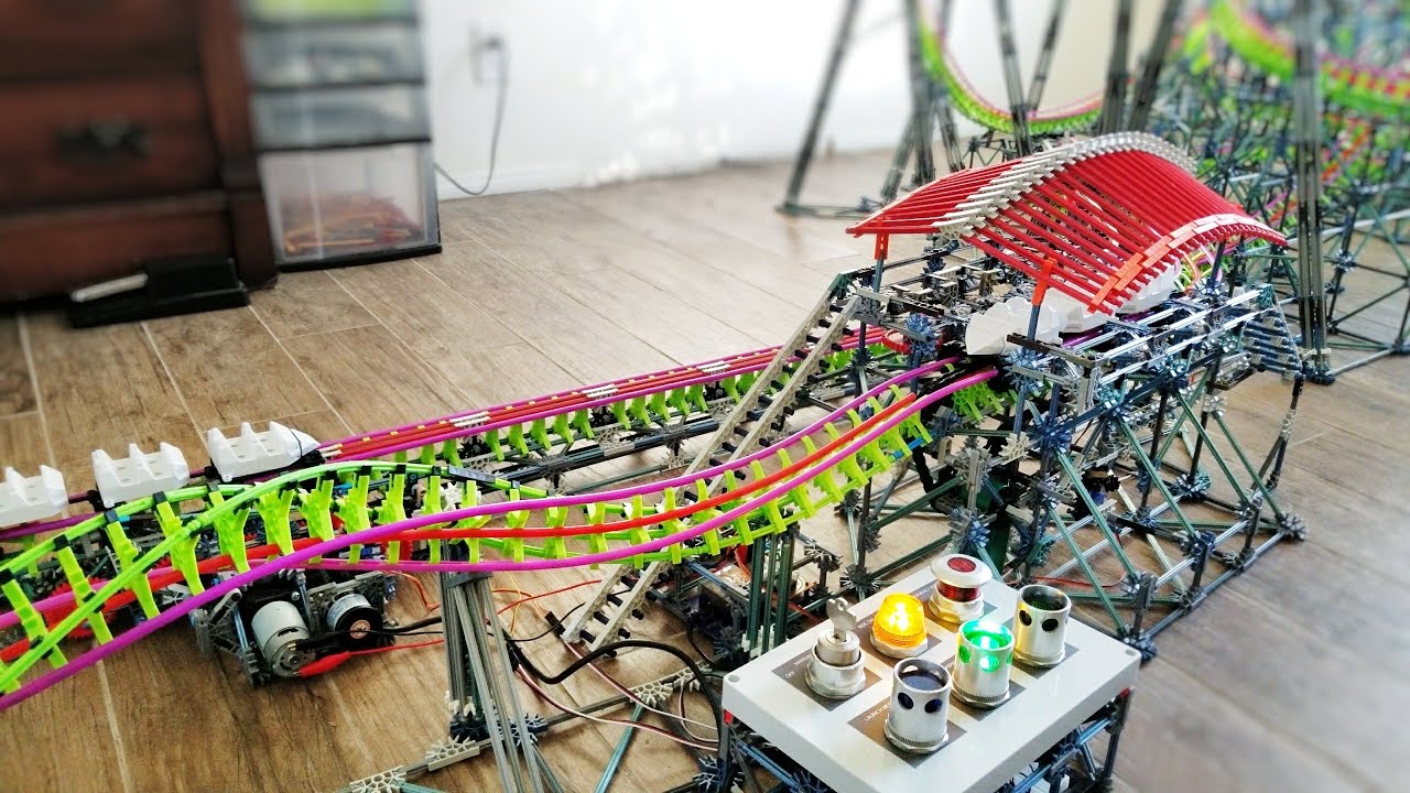 K'Nex volcano coaster - update 8