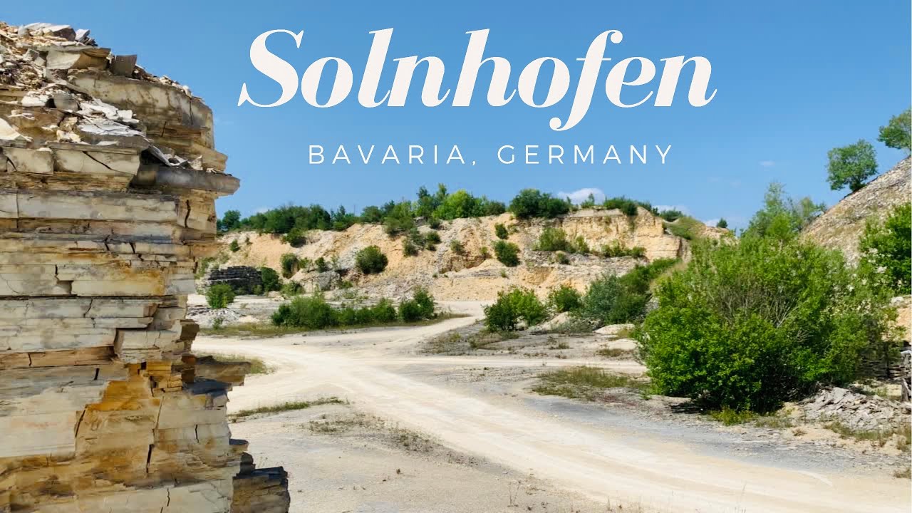 Solnhofen 🦕 ⛪️ ⛰, Bavaria, Germany (Solnhofen, Mittelfranken)