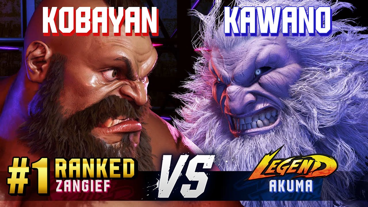 SF6 ▰ KOBAYAN (#1 Ranked Zangief) vs KAWANO (Akuma) ▰ High Level Gameplay