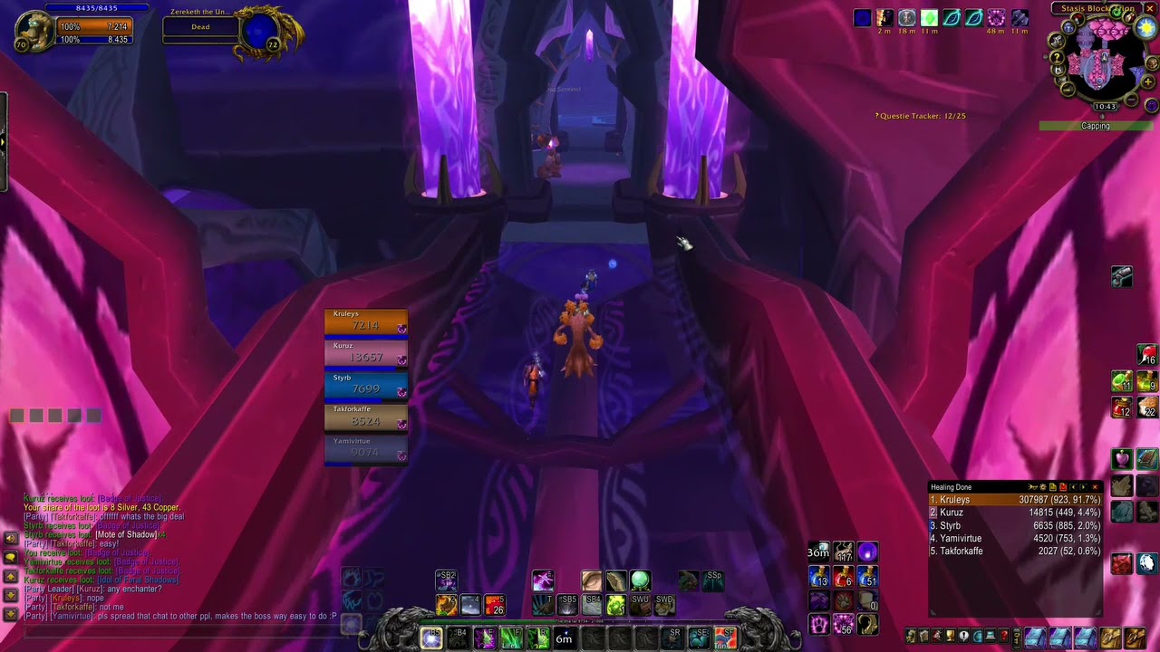 WoW: TBC - Heroic The Arcatraz - Lvl 70 Resto Druid POV