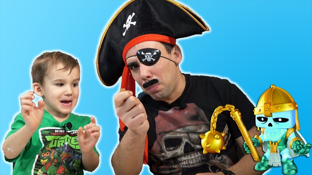 Распаковка пиратских сокровищ Treasure X. Попался ультра редкий пират!