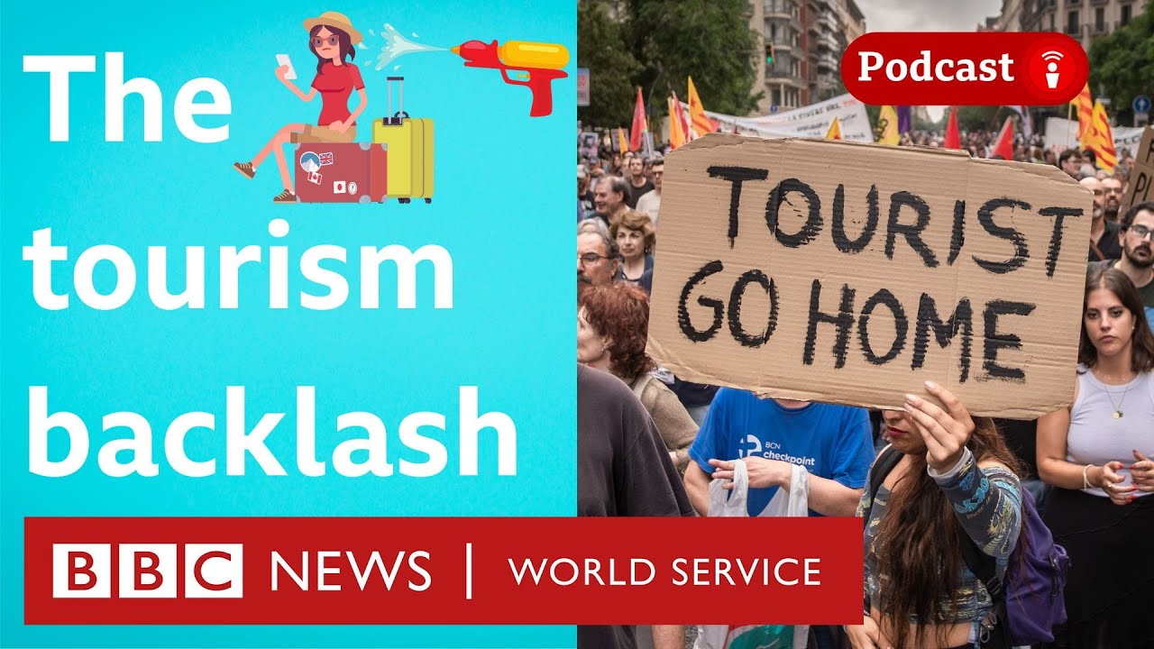 Why water pistols are being used to fight overtourism - What in the World podcast, BBC World Service