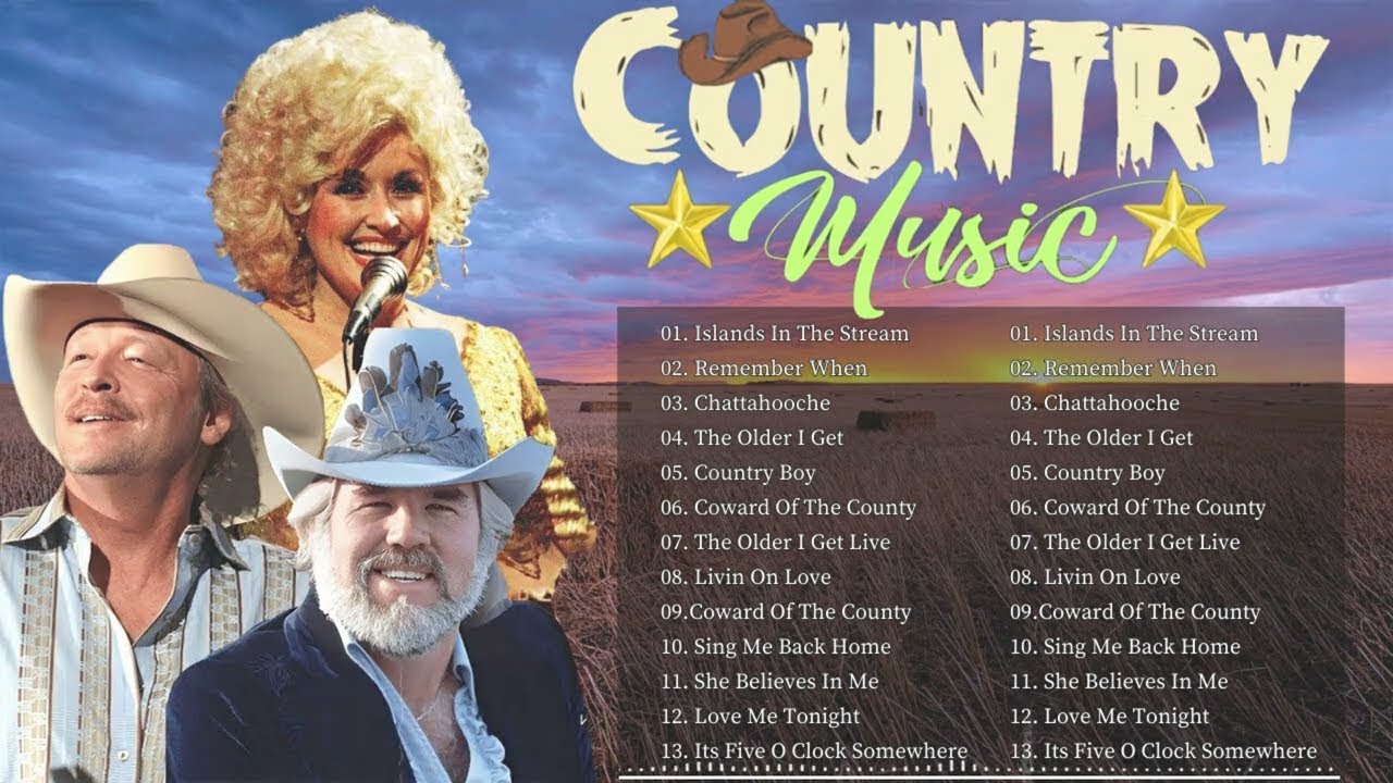 The Best Of Country Songs Of All Time 🔥Alan Jackson, John Denver, Kenny Rogers, Willie Nelson