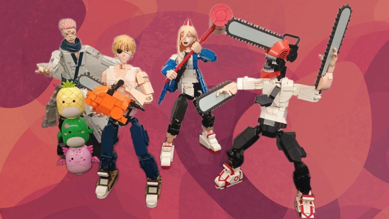 Chainsaw Man and Denji BLDR Sets