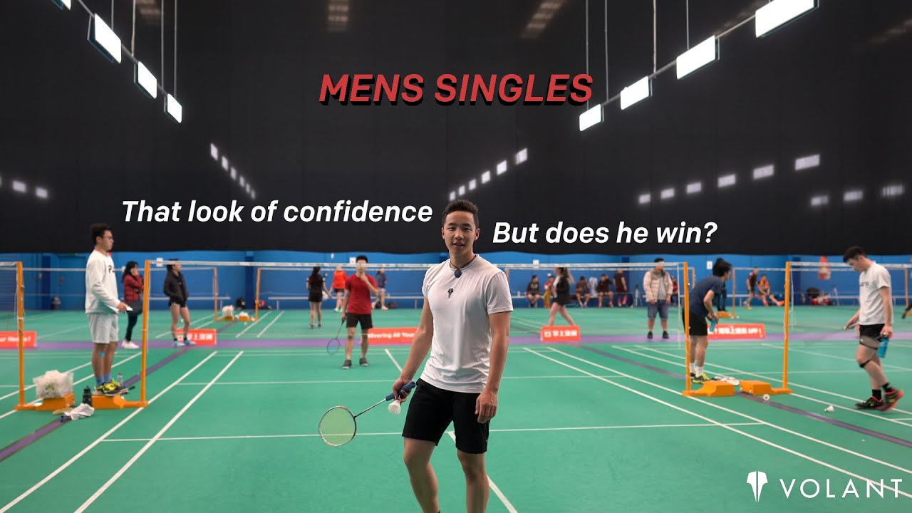 Mens Singles Badminton Highlights - Does He Win Or Lose?