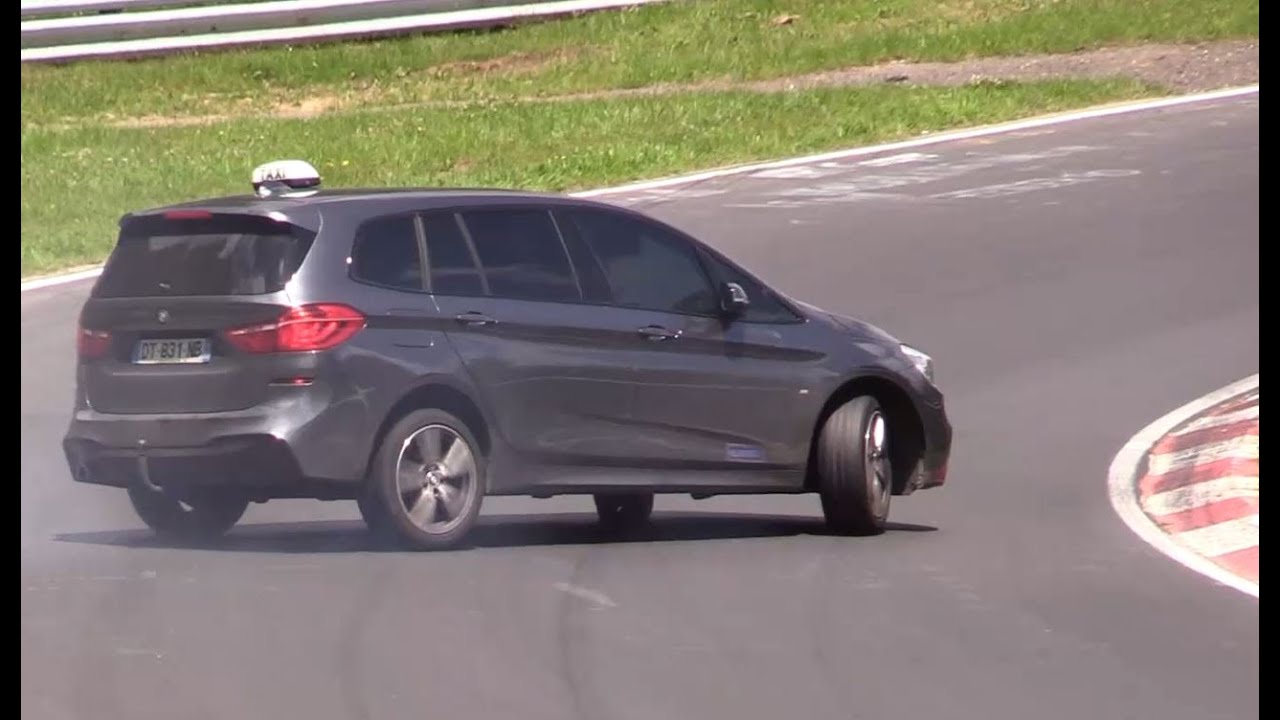 BIG BMW 2er Gran Tourer DRIFT & Skills Nordschleife Nürburgring Touristenfahrten almost crash
