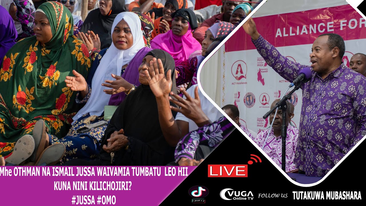 #LIVE 🔴#MKUTANO WA #HADHARA WA CHAMA CHA ACT #WAZALENDO #KASKAZINI #KISIWANI #TUMBATU KUMEITIKA #ACT