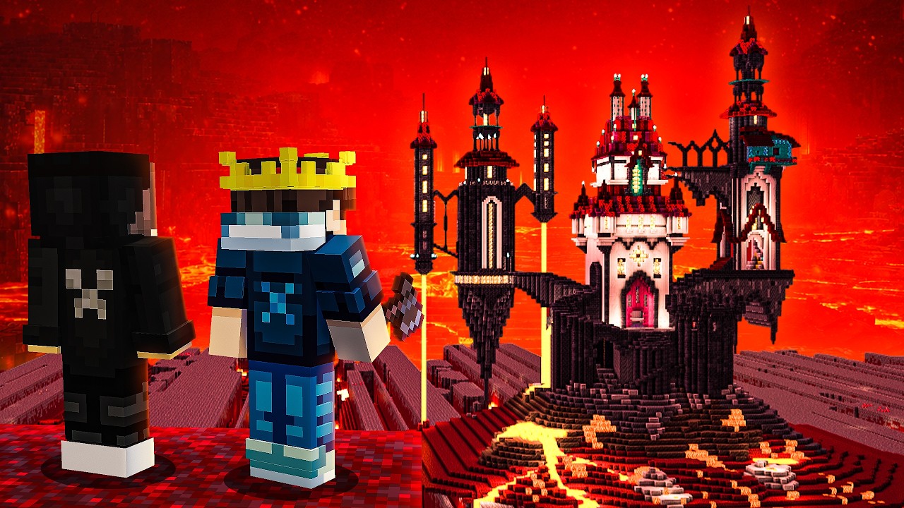 We Survived 100 Days in NETHER FARLANDS 😮 in Minecraft (Hindi)
