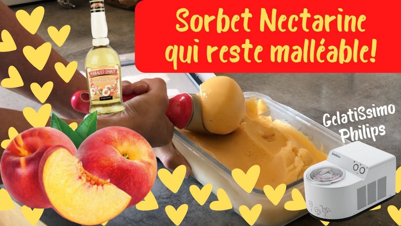 Sorbet nectarine