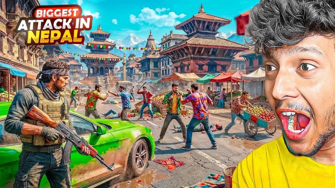 OMG! BIGGEST GANGSTER ATTACK in GTA NEPAL! 😱 GTA NEPAL #3