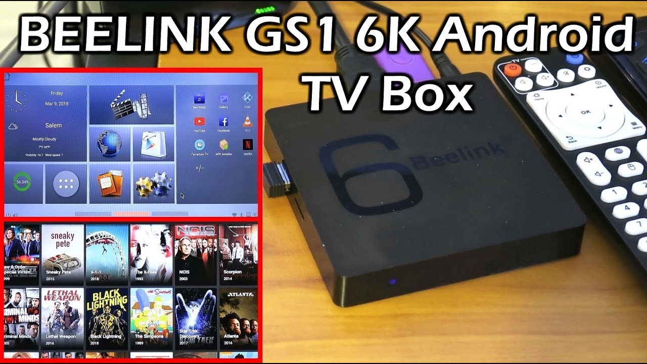 BEELINK GS1 6K Android TV Box Home Entertainment System