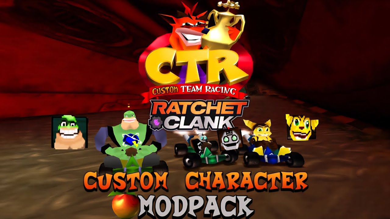 CTR Crash Team Racing: Ratchet & Clank Custom Character Modpack