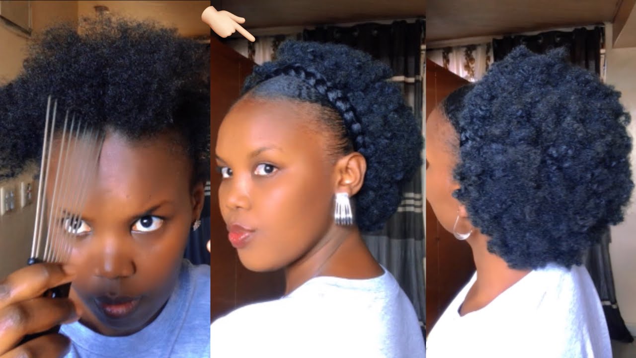 Dore indi style yihuse cyane wafunga umusatsi wa naturelle ubyikoreye wenyine murugo