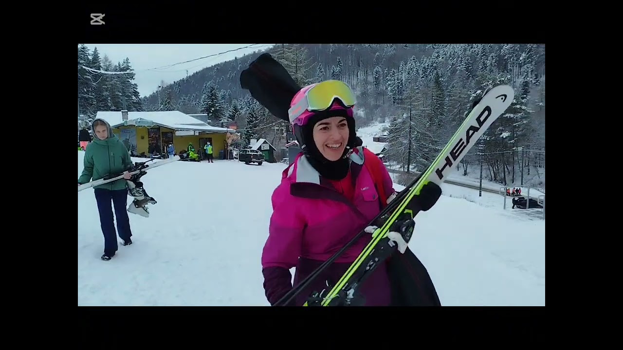 Lyžiarsky výcvik 2025, Drienica. Mgr. Vladimír Voroňák, Mgr. Mária Drančáková, Mgr. Andrea Hirková