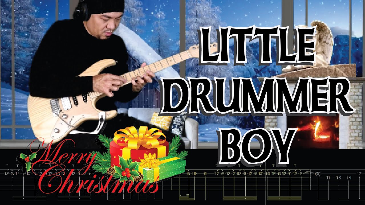 The Little Drummer Boy Guitar Instrumental with Tabs - Merry Christmas 2021