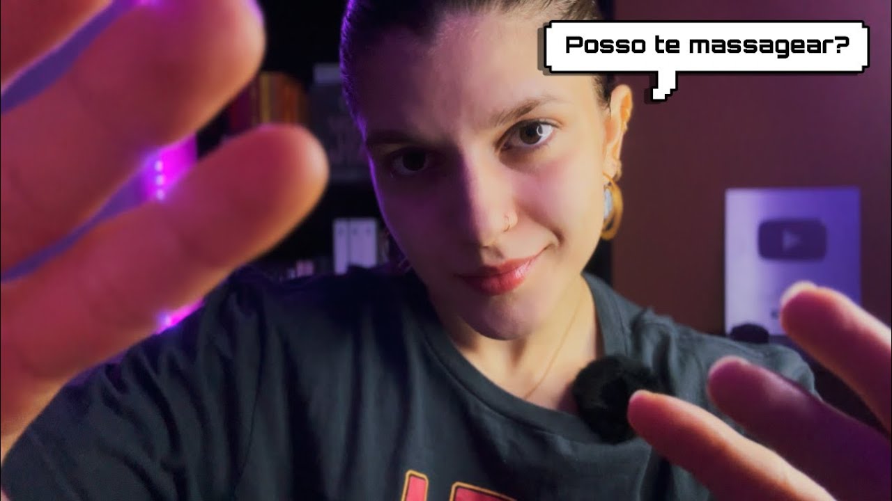 ASMR massagem facial para acabar de vez com a dor de cabeça