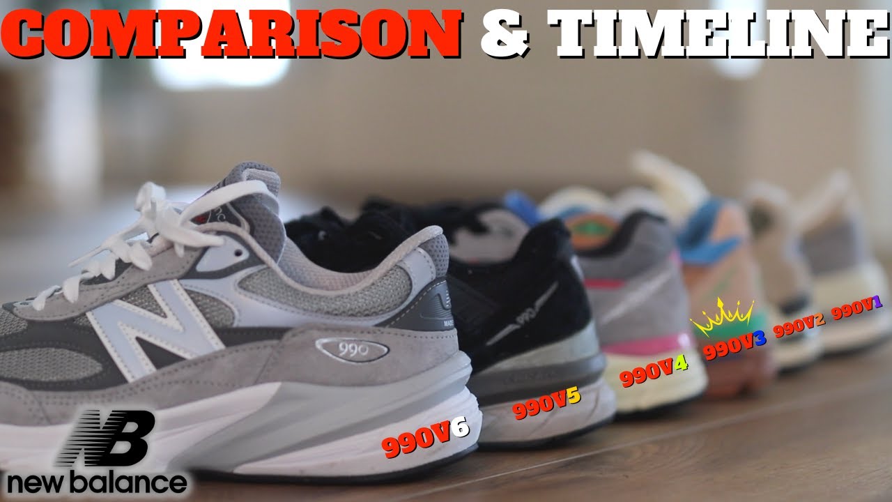 Какая версия New Balance 990 лучшая? Сравнение + хронология