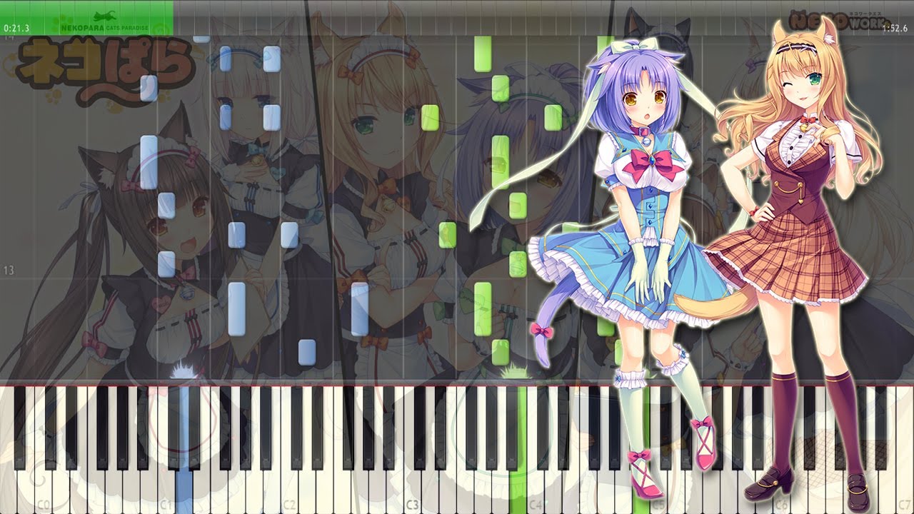 Nekoichi | ネコイチ - NekoPara Vol. 3 Opening |  ネコぱら Vol. 3 OP [Piano Tutorial +Midi | Sheet]